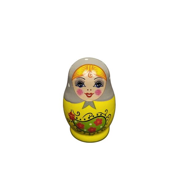 Wooden Russian Nesting Dolls Set of 5 Hand Painted Matryoshka Dolls - Picture 16 of 16